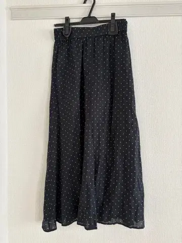 SIMPLICITE 도트 롱 스커트