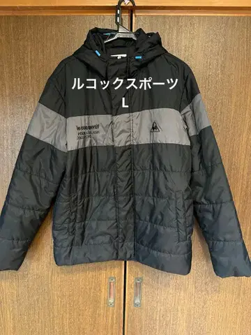 le coq sportif 충전솜 웜 자켓 후드 부착