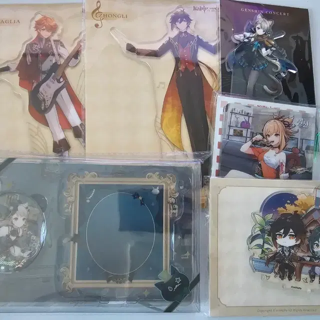 미개봉) 원신 공식 아크릴스탠드  타르탈리아/종려/요이미야/리넷/해등절