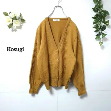 Kosugi 가디건 울100% L 울 마크