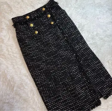 PINKY & DIANNE 더블 버튼 트위드