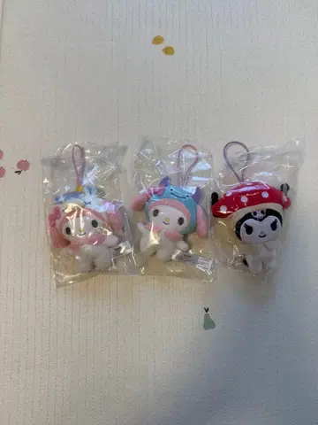 마이멜로디 쿠로미 시크릿 마스코트 3종