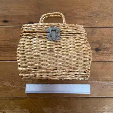 [ 쇼와 레트로 ] 키즈 미니 바스켓 앤티크