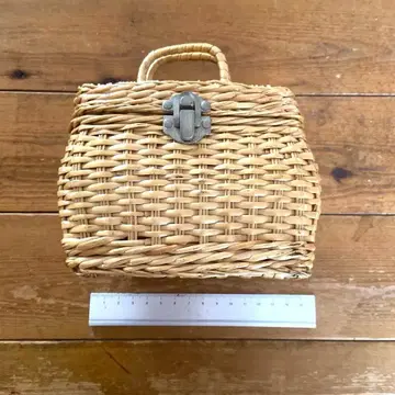 [ 쇼와 레트로 ] 미니 바스켓 앤티크