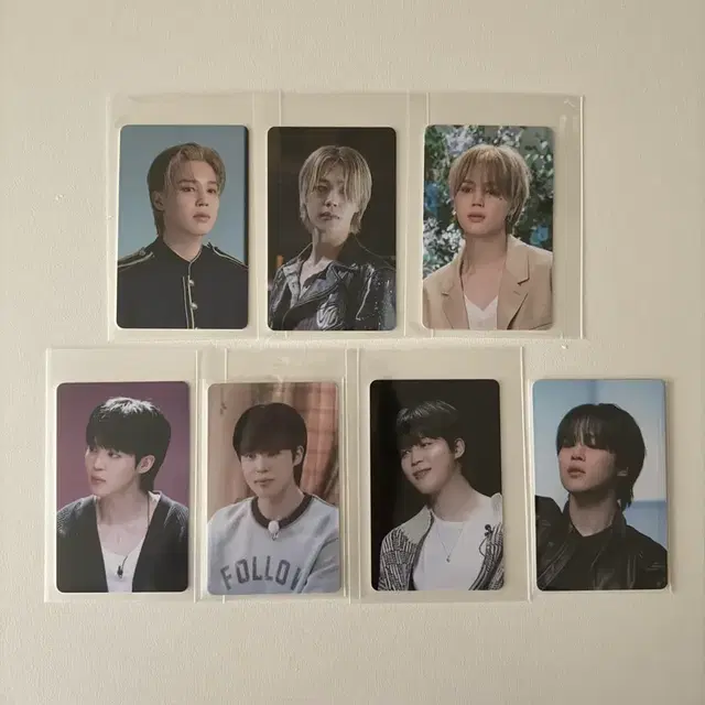 지민 전시회포카