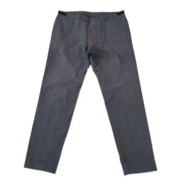 HUGO BOSS 그레이 스트라이프 캐주얼 팬츠 슬랙스