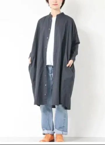 카구레 어반 리서치 셔츠 원피스 프리 사이즈 면 린넨