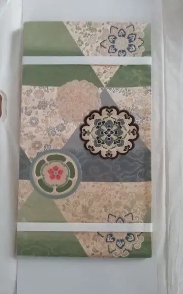 정통파 유식 문양 순수 실크 후쿠로 오비 새상품