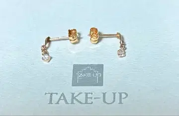 TAKE-UP 테이크업 골드 귀걸이(양쪽 귀용)