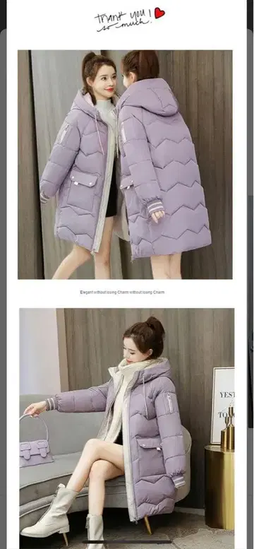 후드 부착 다운 자켓 M 사이즈