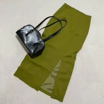 피에스몬테 롱 타이트 스커트 슬릿 고급 고급 캐주얼 F