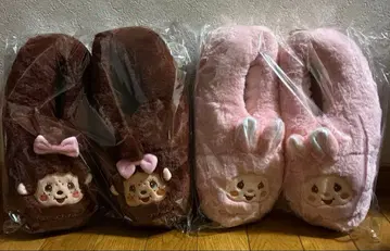 몽치치 복슬복슬 룸슈즈 2종 세트