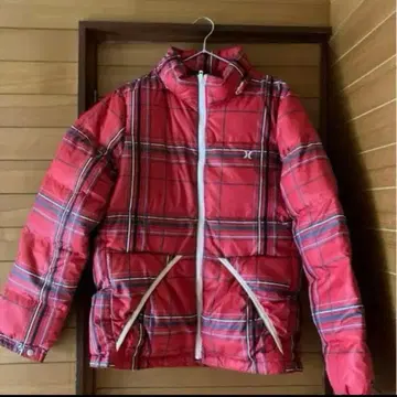 hurley 다운 자켓 후드 부착