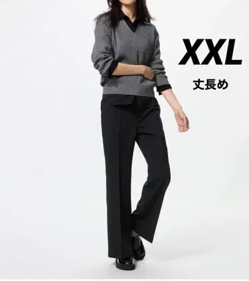 미사용 새상품 UNIQLO 스마트 플레어 팬츠 (긴 길이) XXL