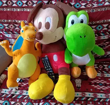 미키마우스 리자몽 요시 봉제 인형 세트 택 포함 대형