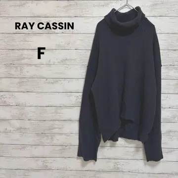 [ RAY CASSIN ] 레이 카즌 터틀넥 니트 ( F ) 네이비