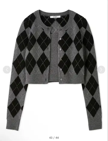 아가일 니트 앙상블 SNIDEL