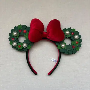 디즈니 크리스마스 리스 머리띠