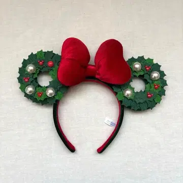 디즈니 크리스마스 리스 머리띠