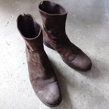 BUTTERO 부테로 백지퍼 부츠 42 스웨이드