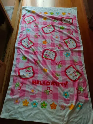 헬로키티 타월 핑크 체리 체리 산리오