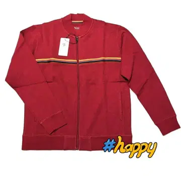 새상품 폴스미스 M 사이즈 긴팔 집업 블루종 레드 7032