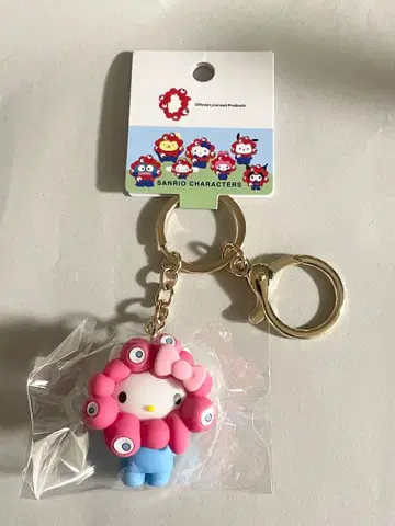 [레어] 오사카 간사이 만박 산리오 먀쿠먀쿠 파스텔 키링 키티