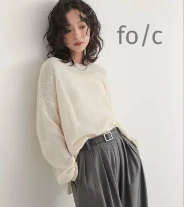 [ 새상품 ] for/c 포씨 페이퍼얀 풀오버 L 사이즈