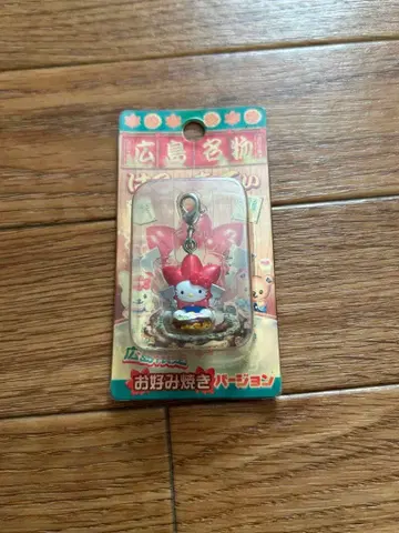 히로시마 한정판 헬로키티 지퍼 마스코트