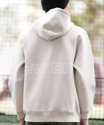 NEW ERA 베이지 후드티 2XL