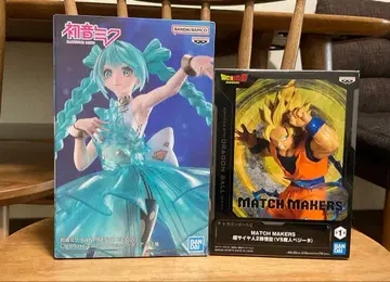 하츠네 미쿠 & 초사이어인 2 손오공 피규어 세트 묶음 판매