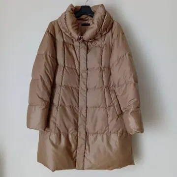 smart pink 브라운 다운 롱 코트