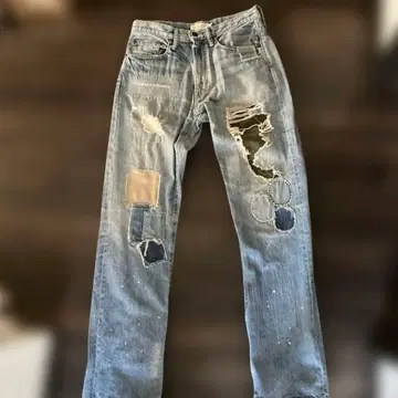 AVIREX TYPE BLUE 30 데미지 가공