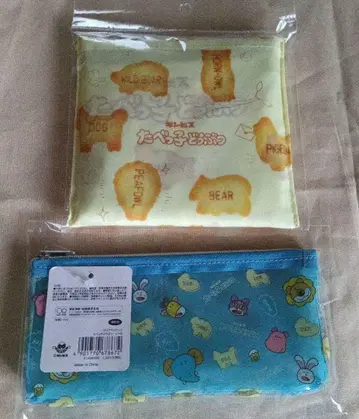 타베코 동물 에코백과 펜 케이스 세트