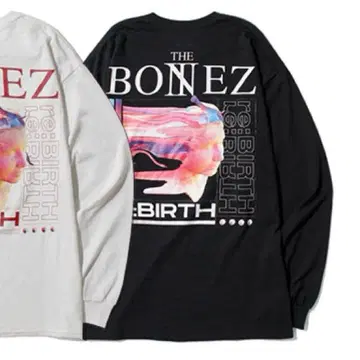 The BONEZ 긴팔 티셔츠 롱 T M