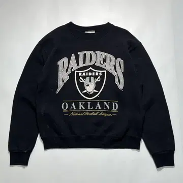 90s 레이더스 USA제 맨투맨 L 블랙 Lee 스포츠 7400