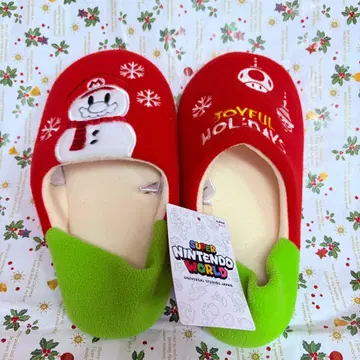 USJ 슈퍼 마리오 룸슈즈 크리스마스
