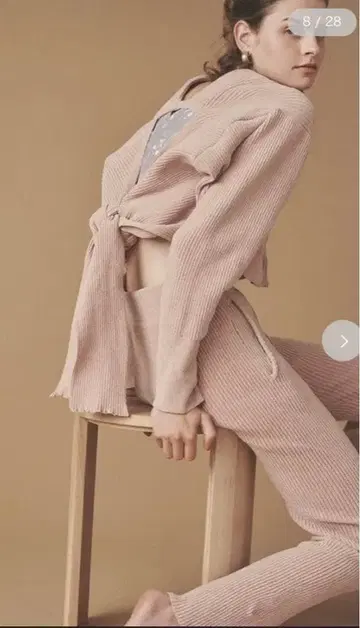 [새상품급] emmi 가디건 백리본