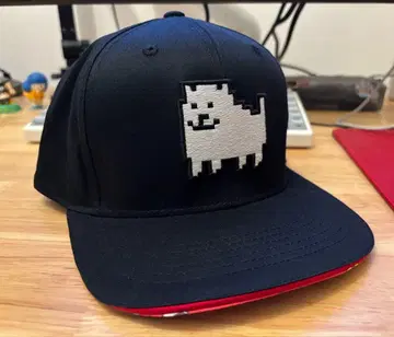 Undertale 귀찮은 개 츠바 안쪽 프린트 캡 언더테일