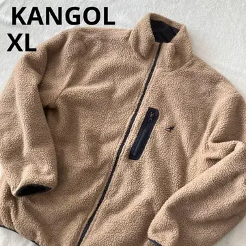 [ 인기 ] 캉골 자수 리버서블 충전솜 보아 자켓 베이지 XL