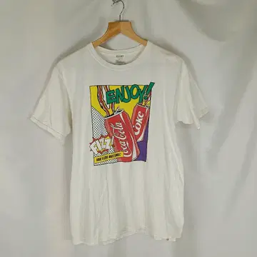 BEAMS 프린트 T셔츠 L 코카콜라 콜라보 B3973