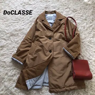 두클라쎄 [L] 진심 마법 보온 미들 기장 코트 오버 사이즈 카멜