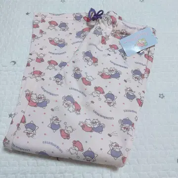 산리오 초귀여움 키키라라 플리스 룸웨어 레트로 패턴 복슬복슬