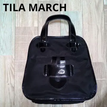 틸라 마치 TILA MARCH 토트백 블랙 나일론 에나멜