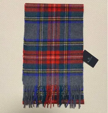 아쿠아 스큐텀 Aquascutum 캐시미어 100% 머플러 미사용품