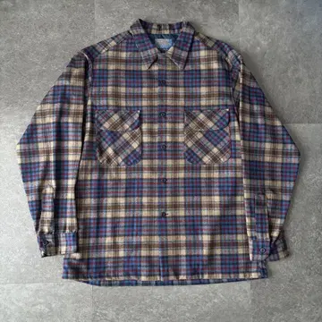 레어 60-70s USA Pendleton 펜들턴 울 셔츠