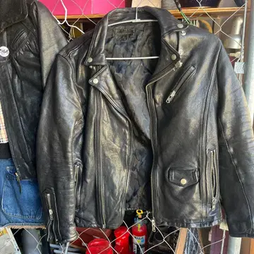 MURDER LICENSE 가죽 라이더 자켓 46