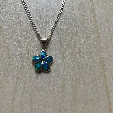 [미사용] 오팔 플루메리아 목걸이