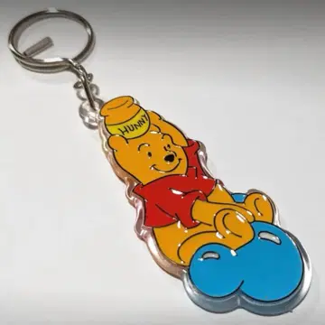 도쿄 디즈니랜드 당시 것 곰돌이 푸 레트로 키링 굿즈