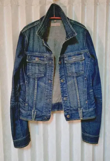 YANUK 데님 자켓 G 데미지 가공 used